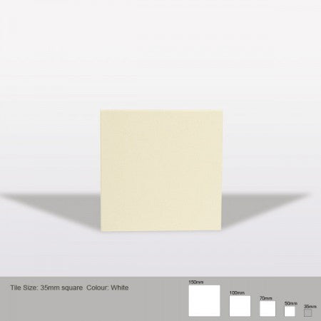 Square Tile - White