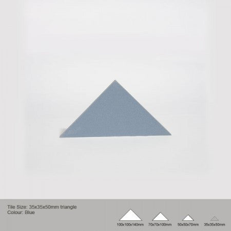 Triangle Tile - Blue