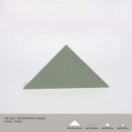 Triangle Tile - Green