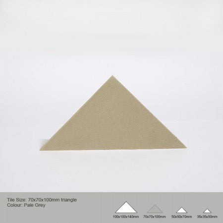 Triangle Tile - Pale Grey