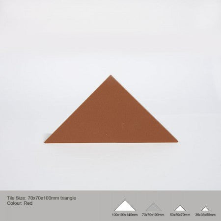 Triangle Tile - Red