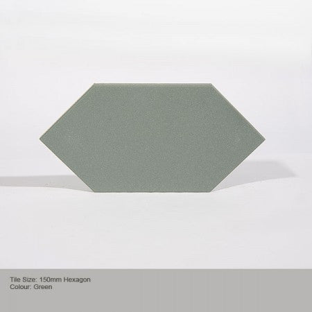 Hexagon Tile - Green