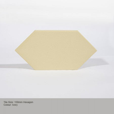 Hexagon Tile - Ivory