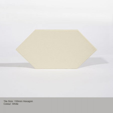 Hexagon Tile - White