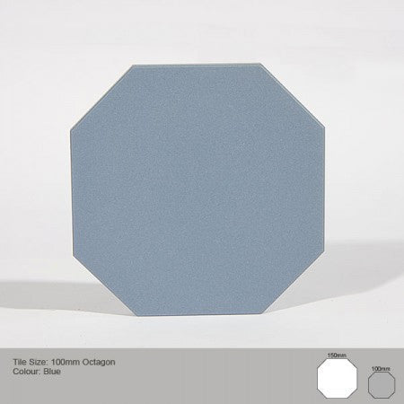 Octagon Tile - Blue