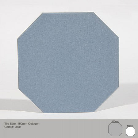 Octagon Tile - Blue