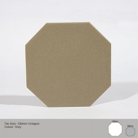 Octagon Tile - Grey