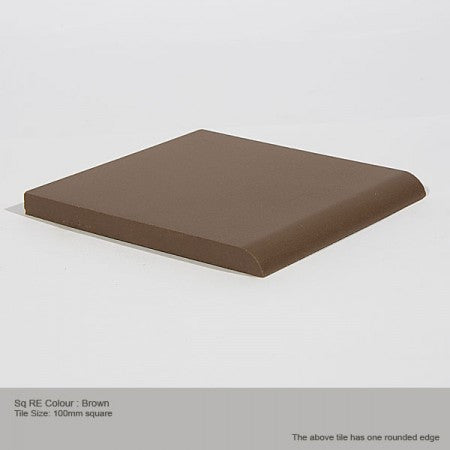 Square RE Tile - Brown