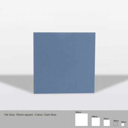 Square Tile - Dark Blue