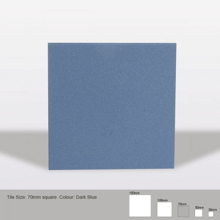 Square Tile - Dark Blue