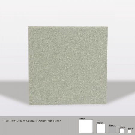 Square Tile - Pale Green