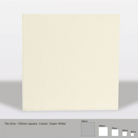 Square Tile - Super White