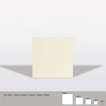 Square Tile - Super White
