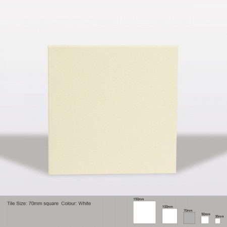 Square Tile - White