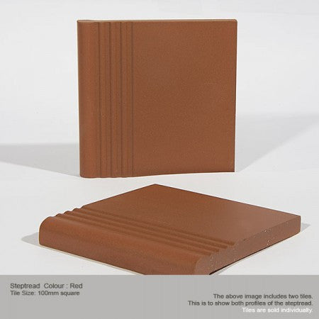 Step Tread Tile - Red