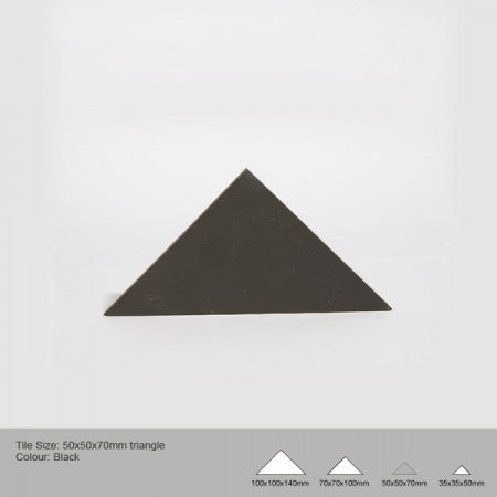 Triangle Tile - Black