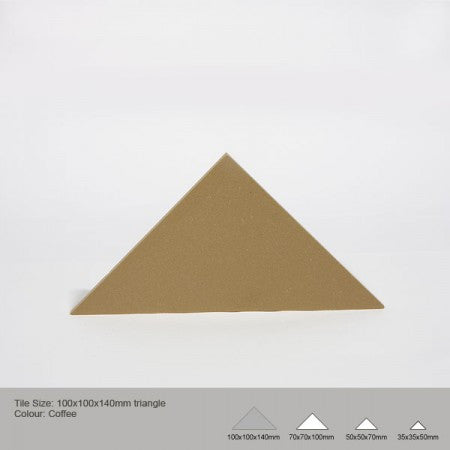 Triangle Tile - Coffee