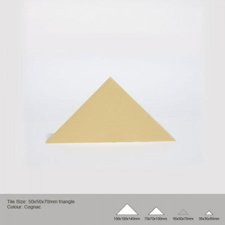 Triangle Tile - Cognac
