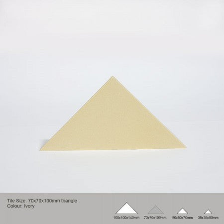 Triangle Tile - Ivory