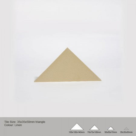 Triangle Tile - Linen