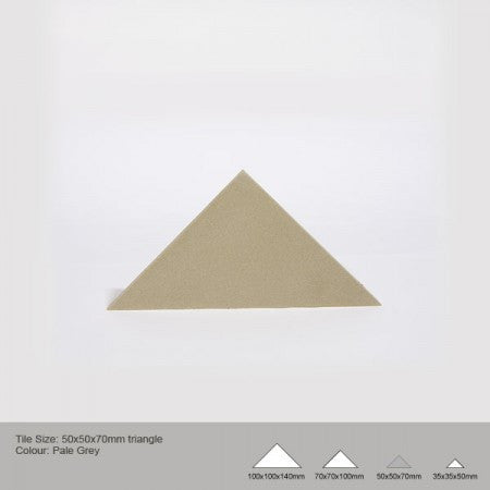 Triangle Tile - Pale Grey