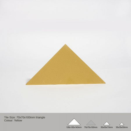 Triangle Tile - Yellow